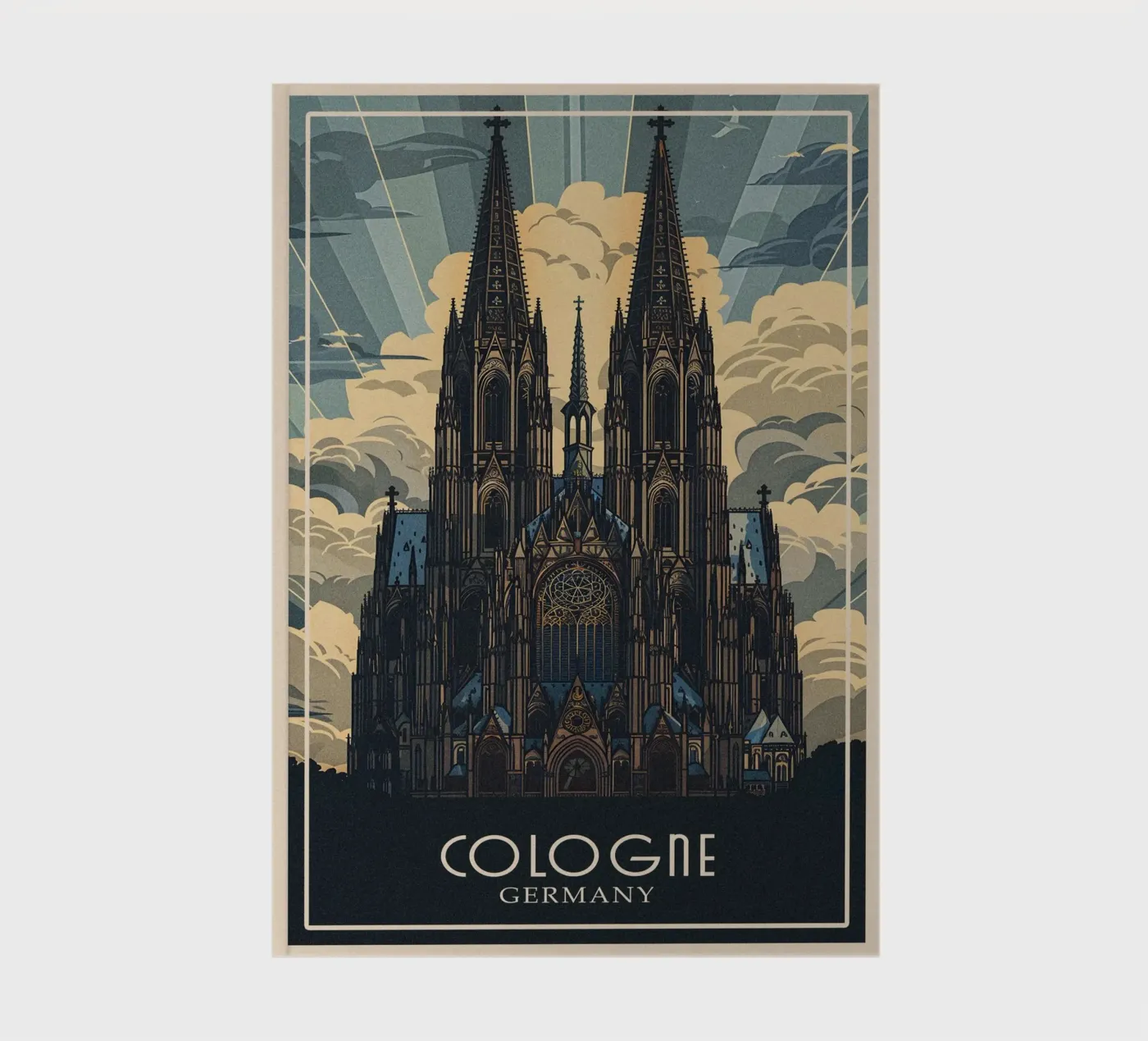 Cologne Germany notebook by Travelstudio
