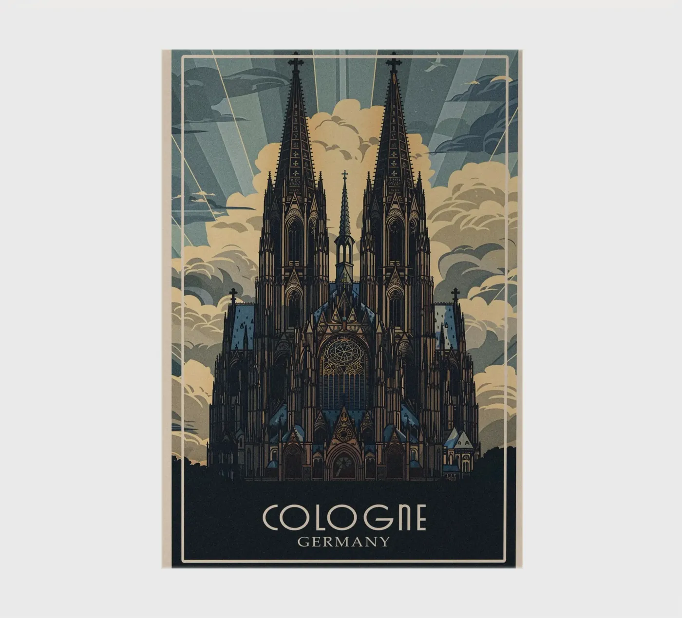 Cologne Germany notebook by Travelstudio