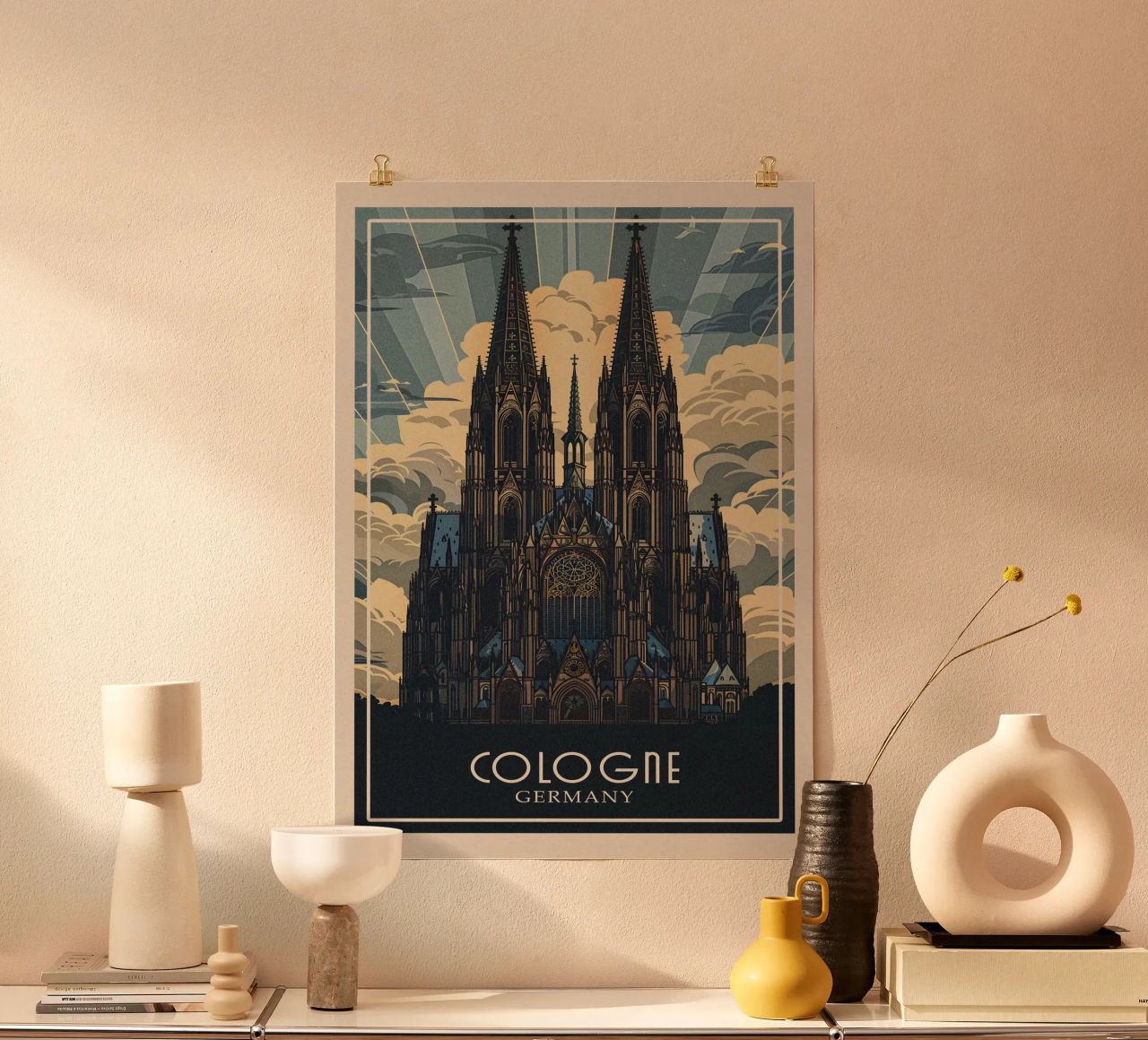 Cologne Germany Poster von Travelstudio