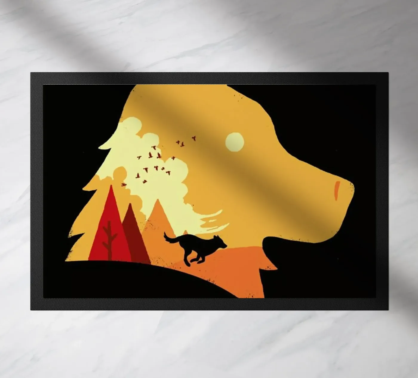 Good Doggo doormat by DinoMike