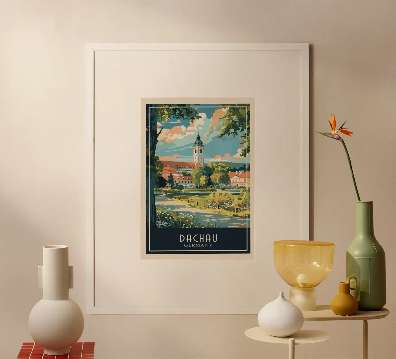 Dachau Germany poster da Travelstudio