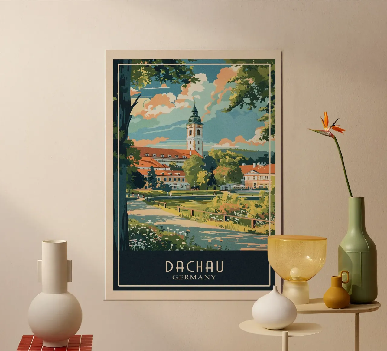 Dachau Germany poster da Travelstudio