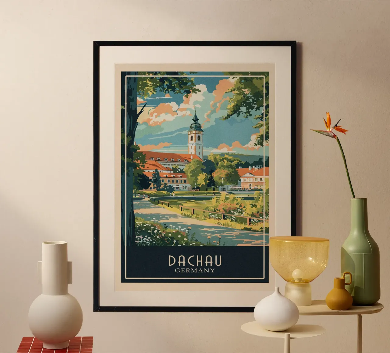 Dachau Germany poster da Travelstudio