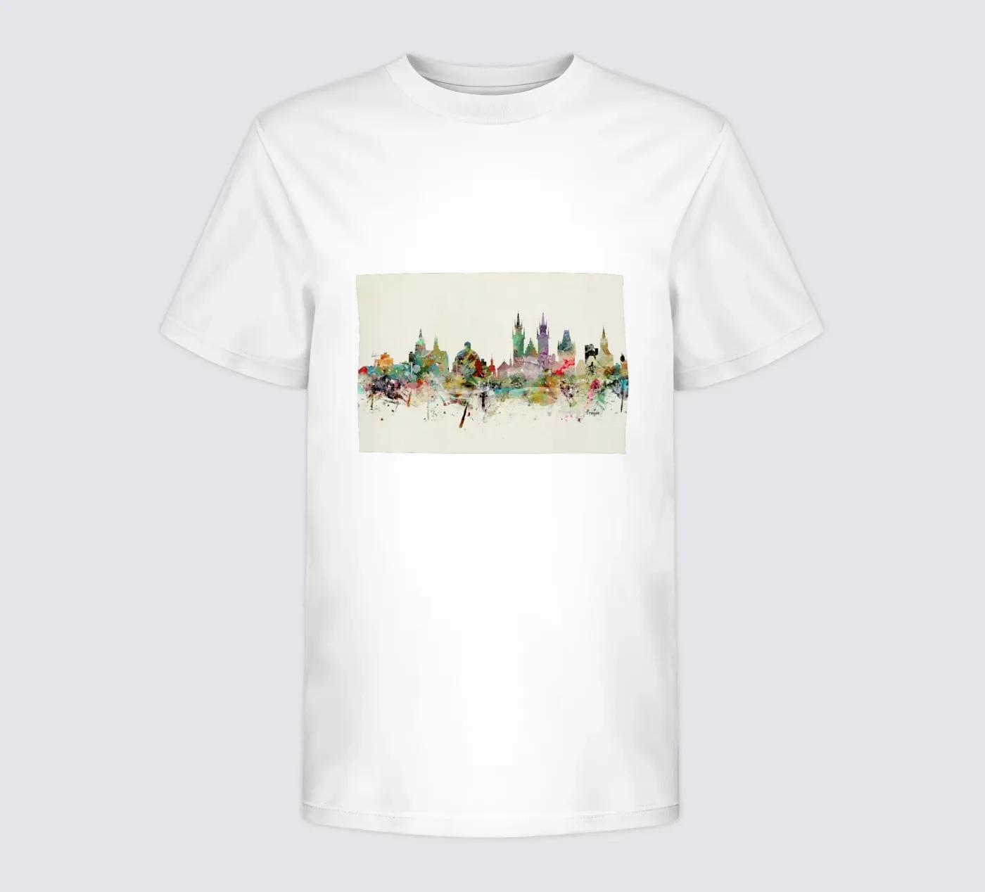 Prague t-shirt bambini da Brian Buckley
