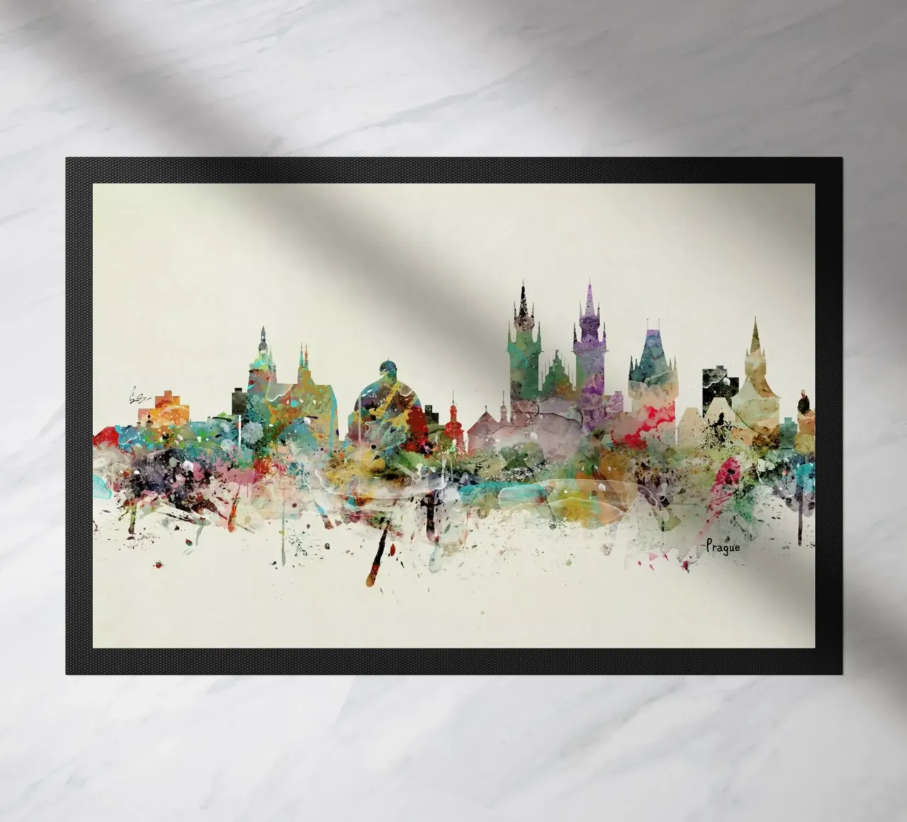 Prague doormat by Brian Buckley