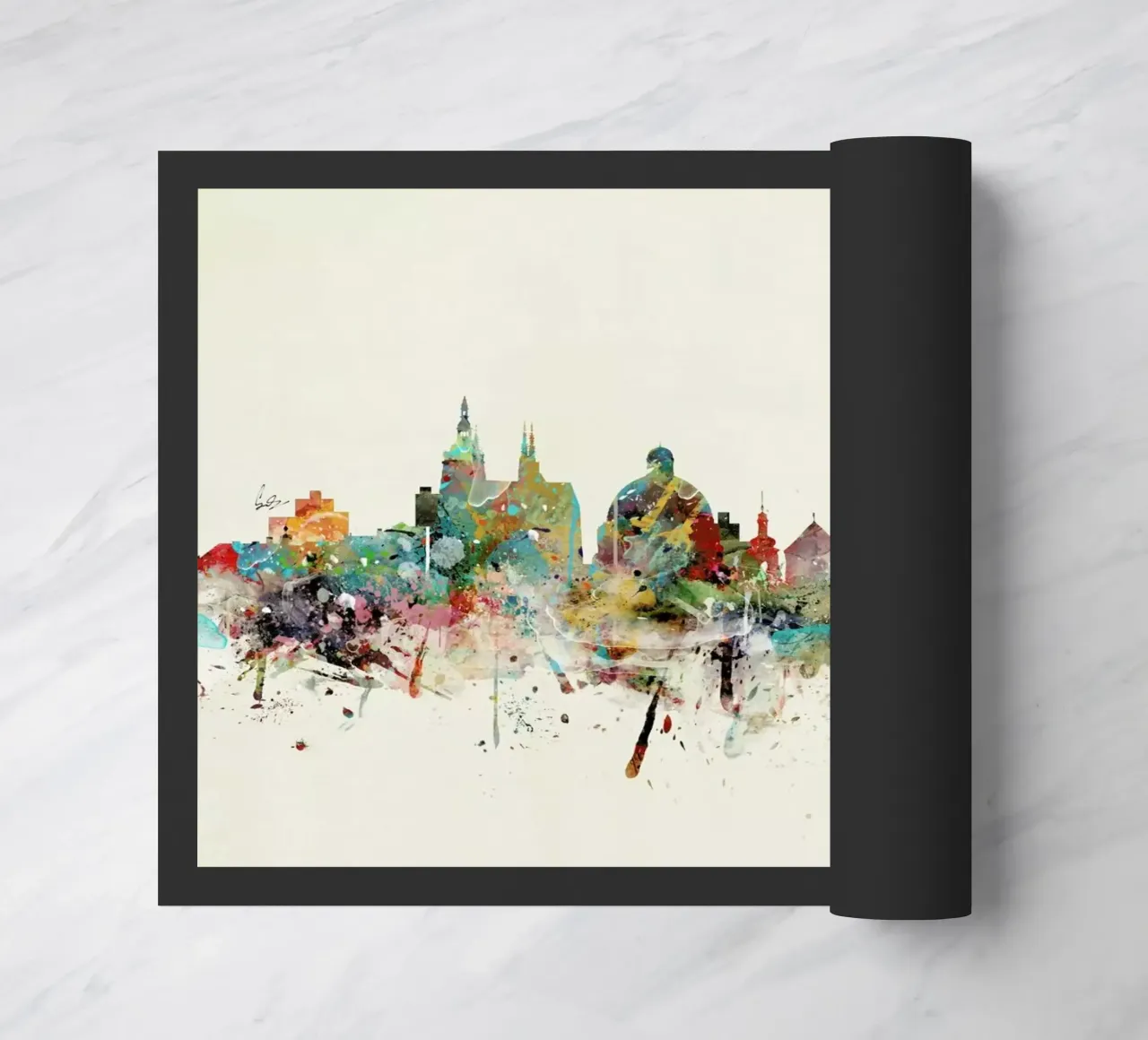 Prague doormat by Brian Buckley