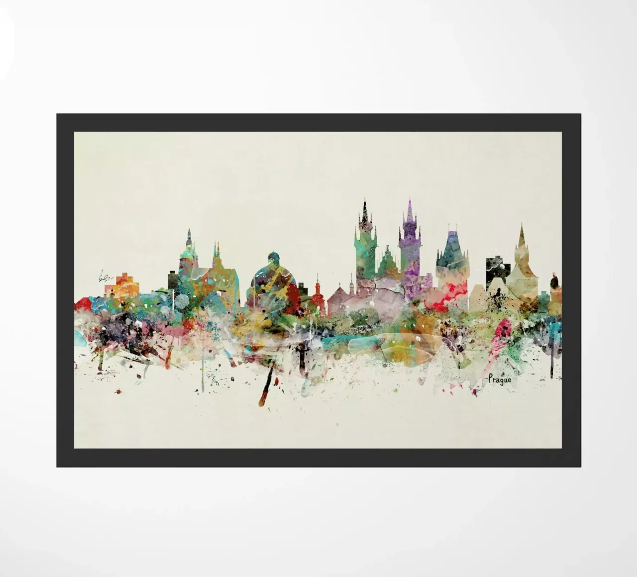 Prague doormat by Brian Buckley