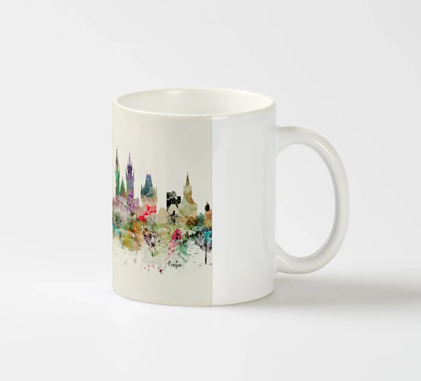 Prague ceramic mug by Brian Buckley