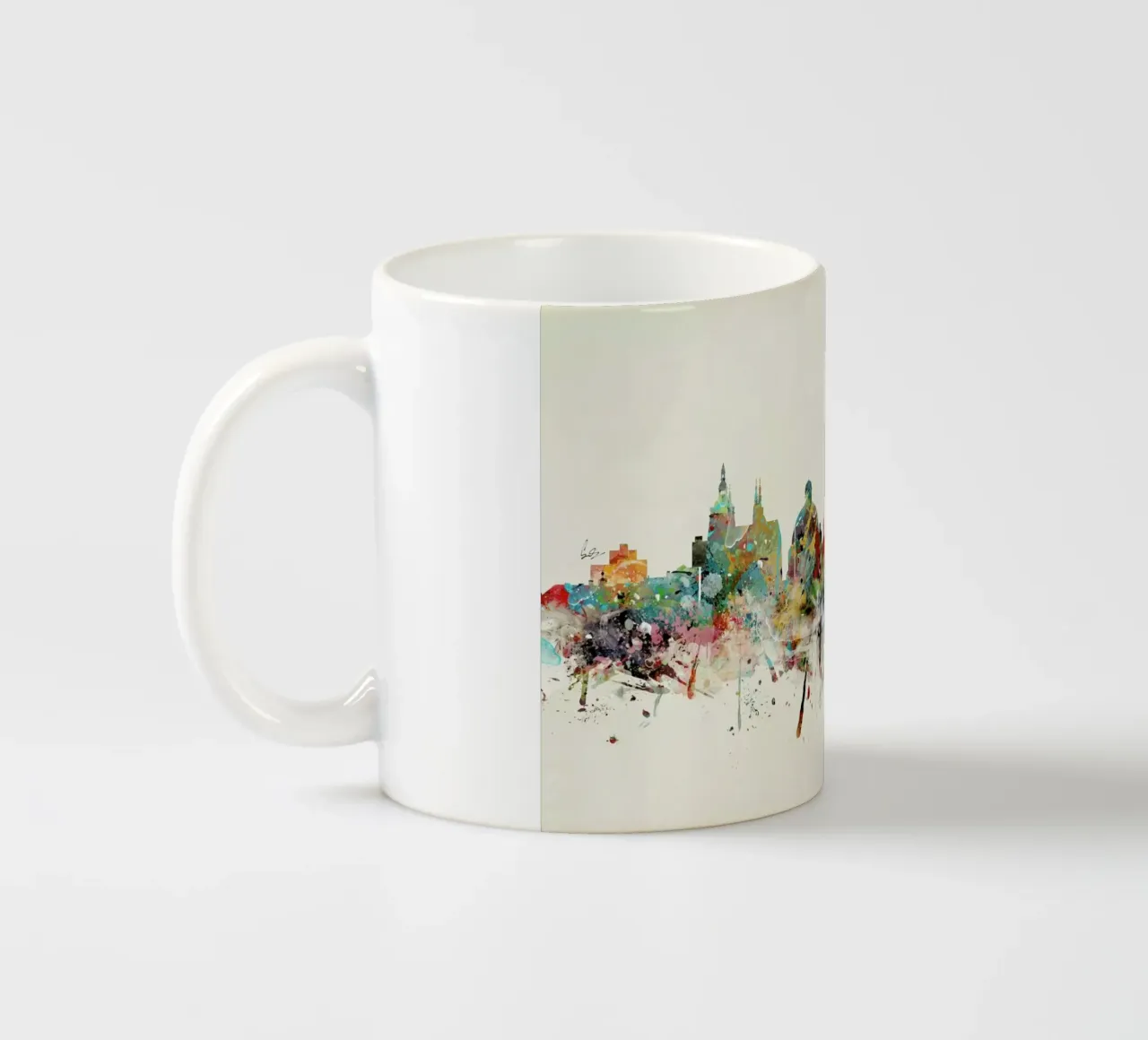 Prague tazza in ceramica da Brian Buckley