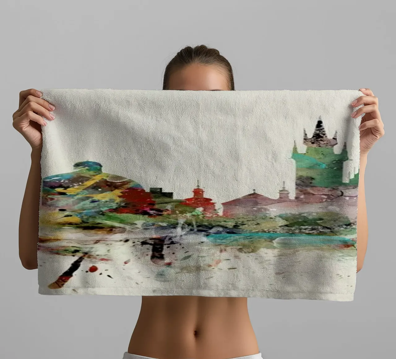 Prague asciugamano da bagno da Brian Buckley