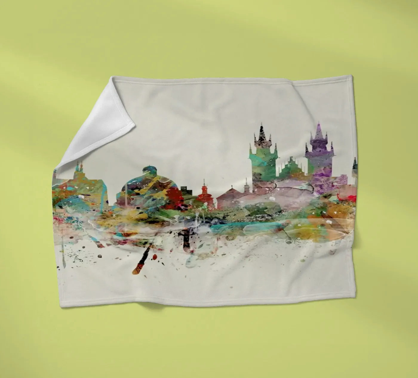 Prague Fleecedecke von Brian Buckley