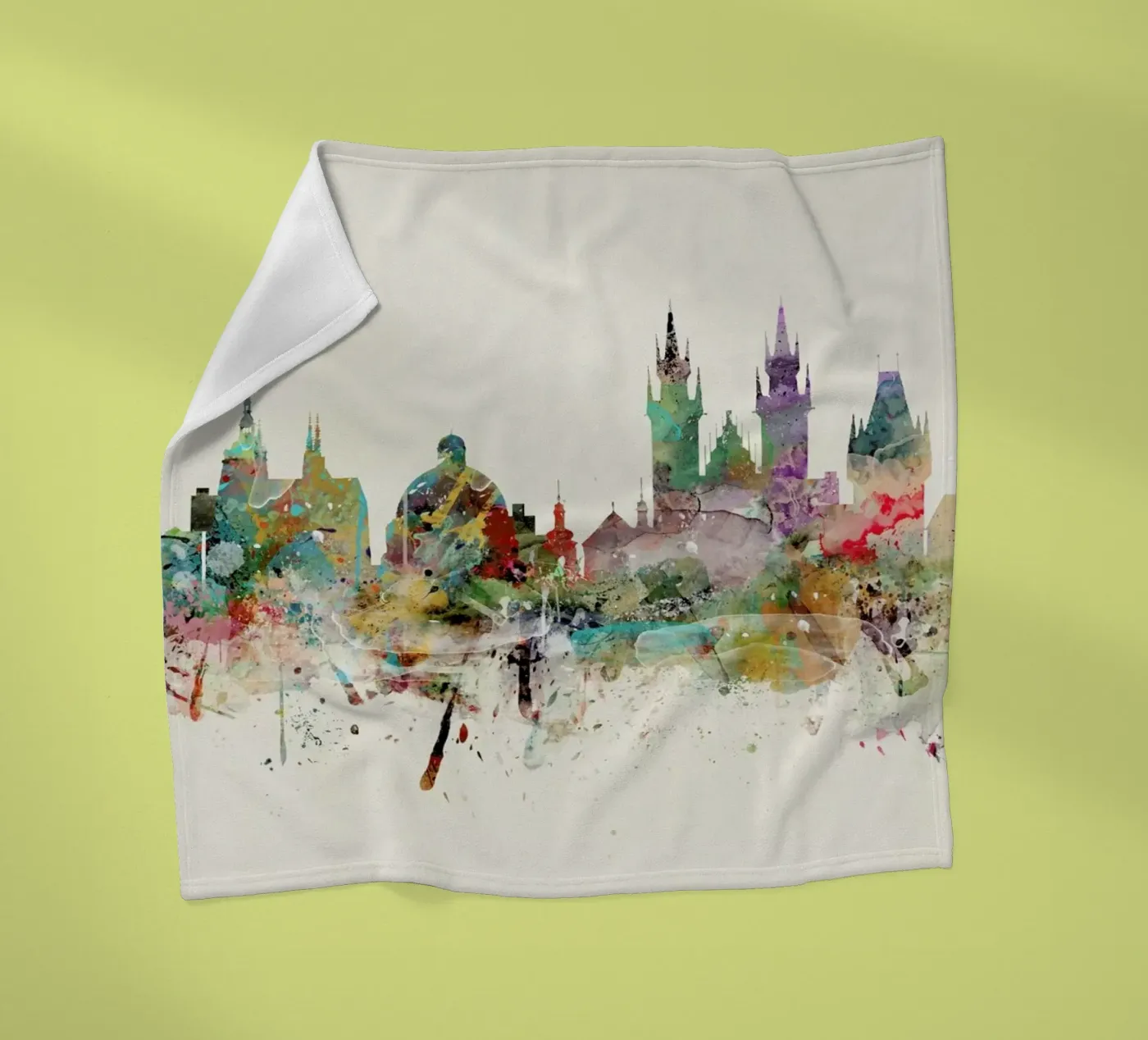 Prague Fleecedecke von Brian Buckley