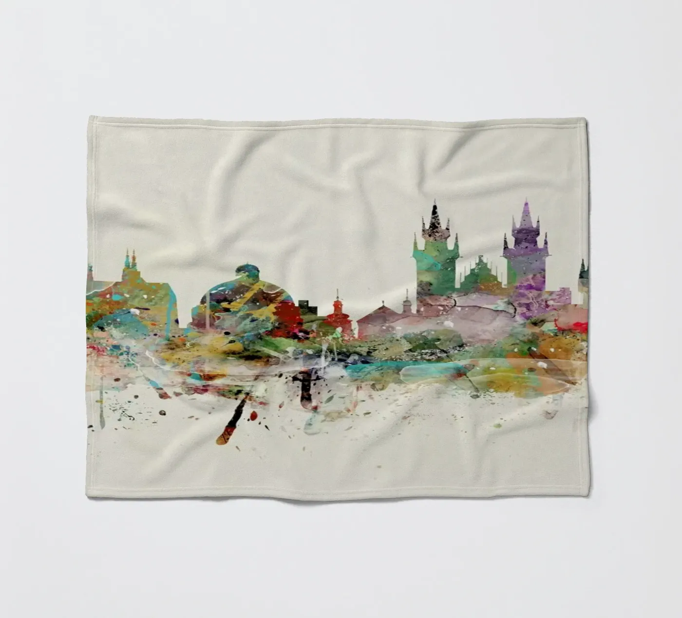 Prague Fleecedecke von Brian Buckley
