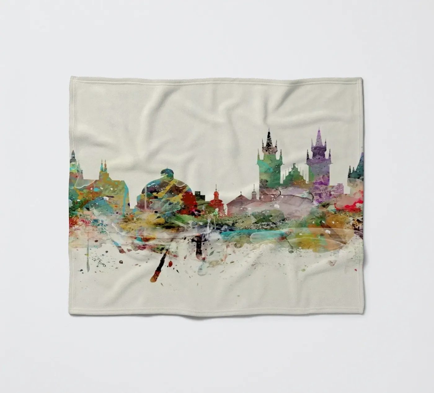 Prague Fleecedecke von Brian Buckley