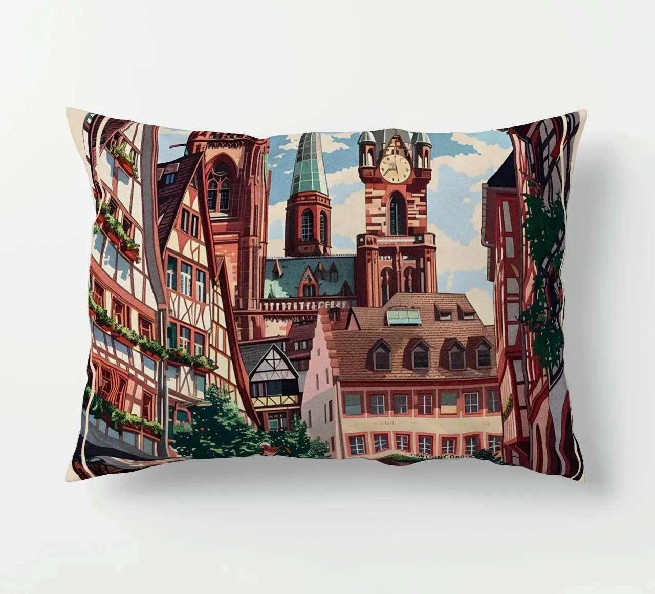 Frankfurt Germany cuscino da Travelstudio