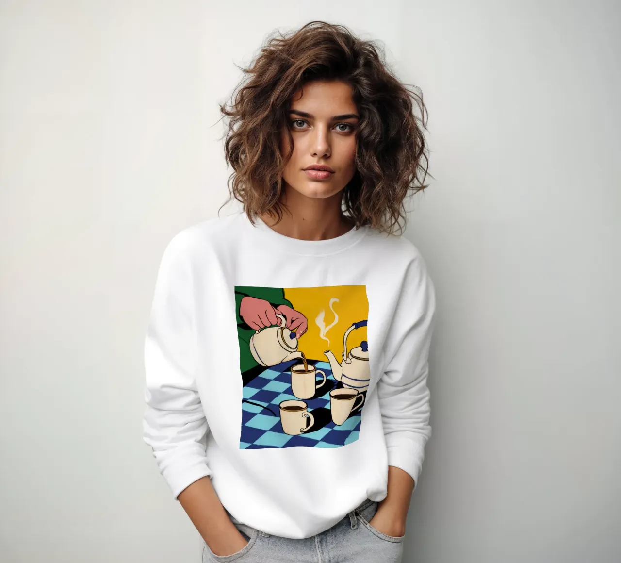 Dampfende Morgenwonne Sweatshirt von Prism Palette