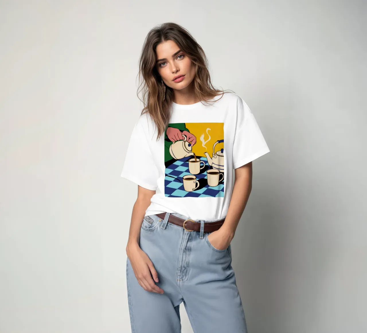 Dampfende Morgenwonne T-Shirt von Prism Palette