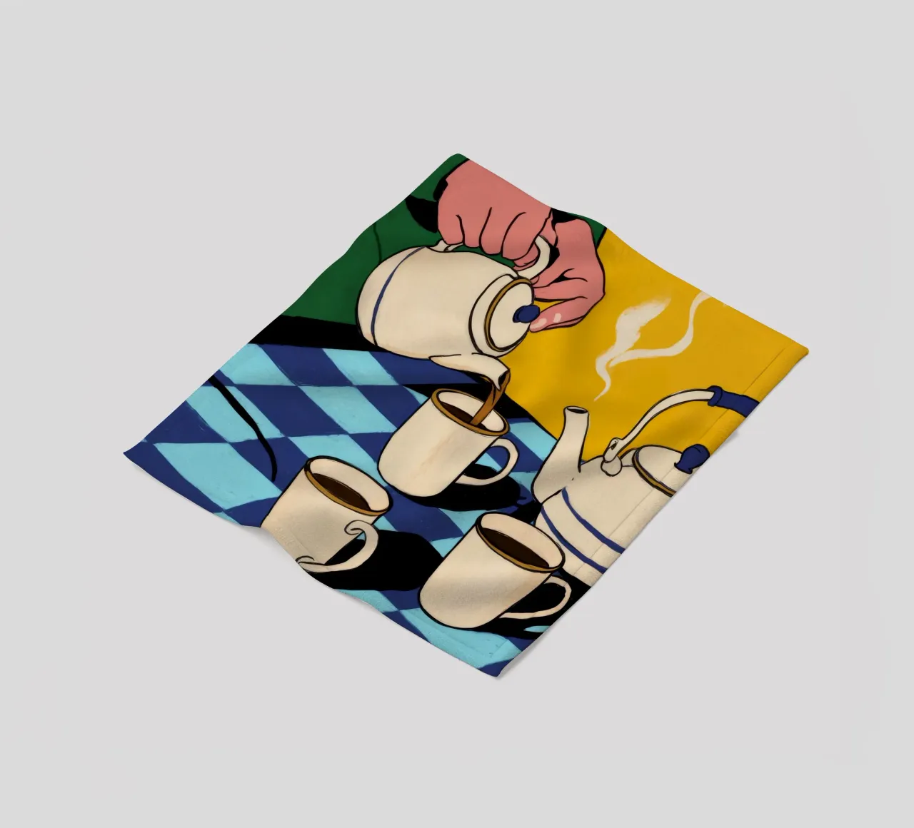 Beatitudine mattutina fumante coperta in pile da Prism Palette