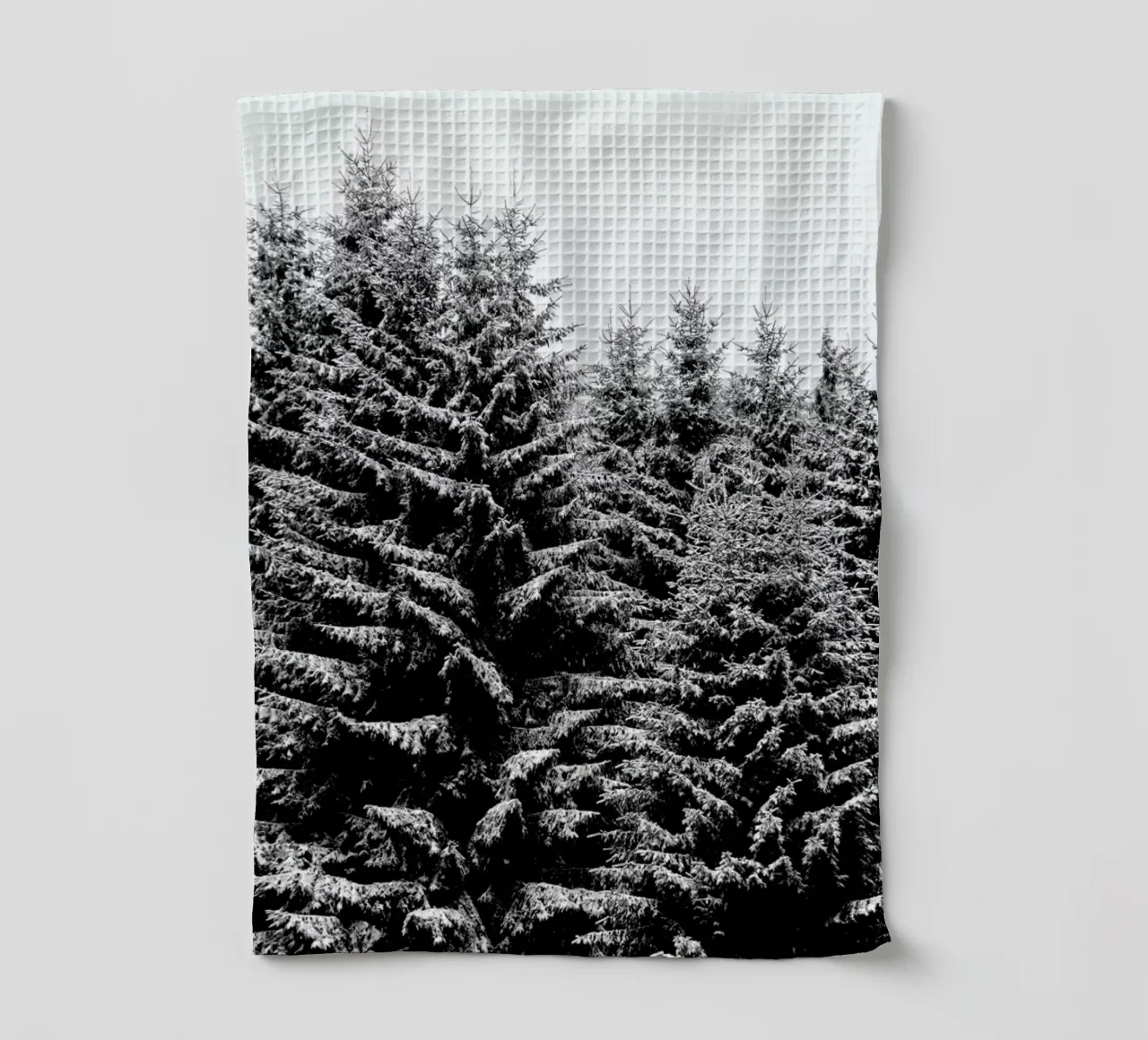 Snowy Christmas Trees canovaccio da cucina da Studio Nahili