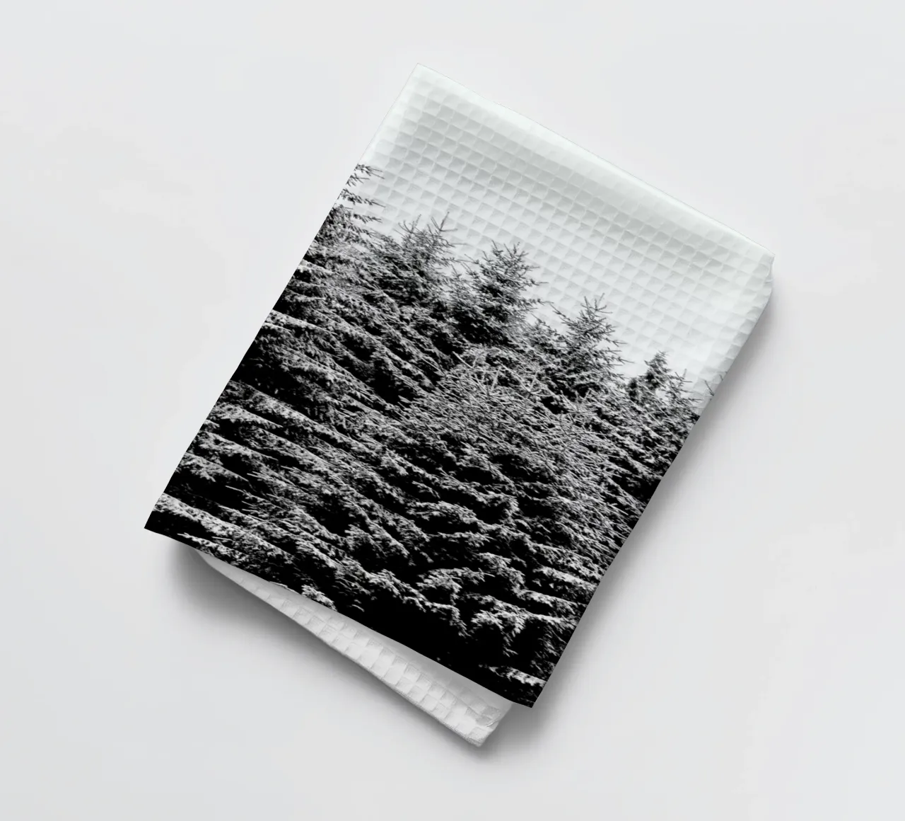 Snowy Christmas Trees canovaccio da cucina da Studio Nahili