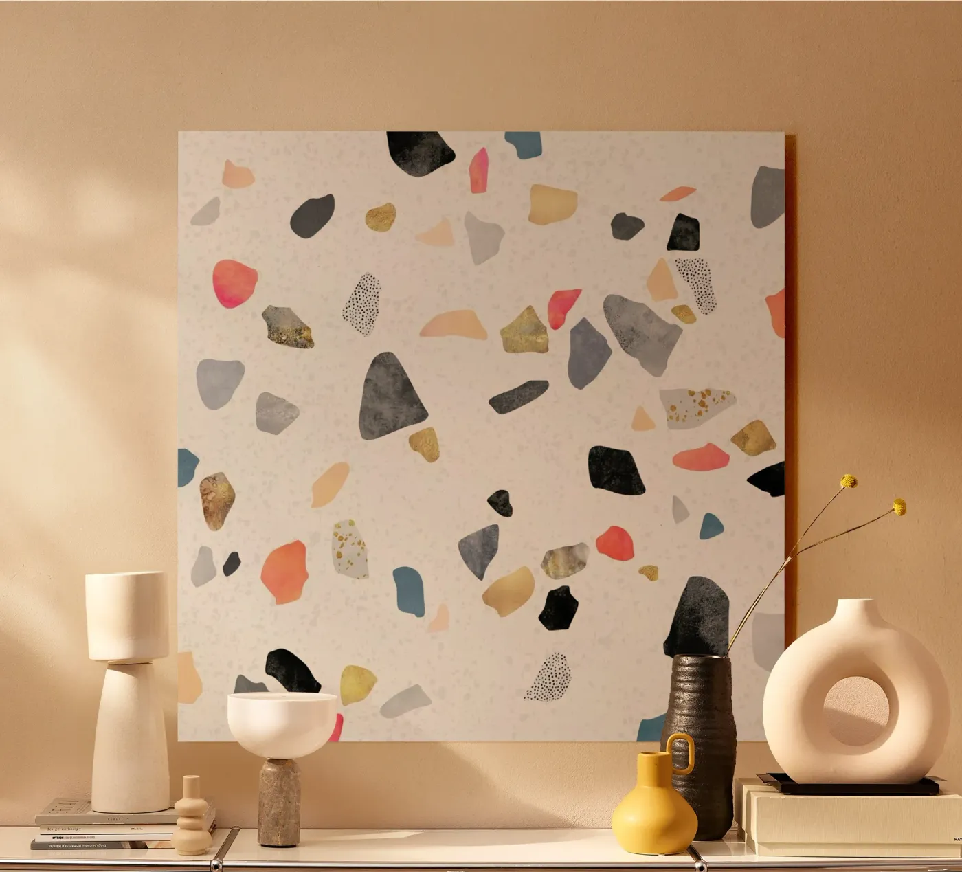 Terrazzo Treasure plexiglass da Elisabeth Fredriksson