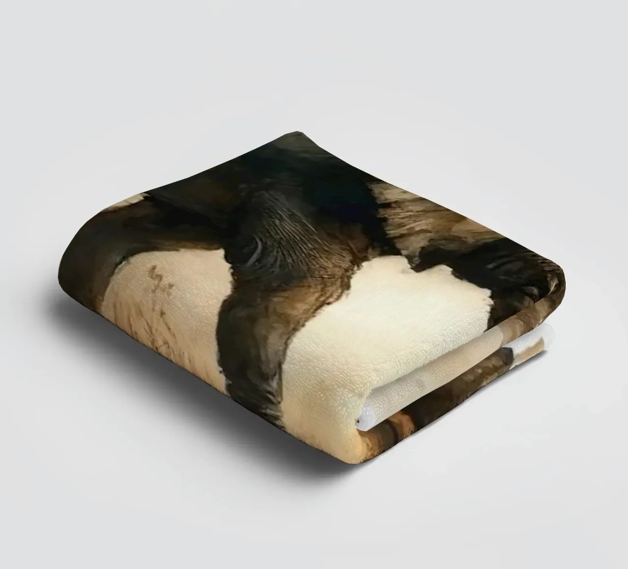 A Solemn Journey Toward Rest towel by Chromatic Fusion Studio