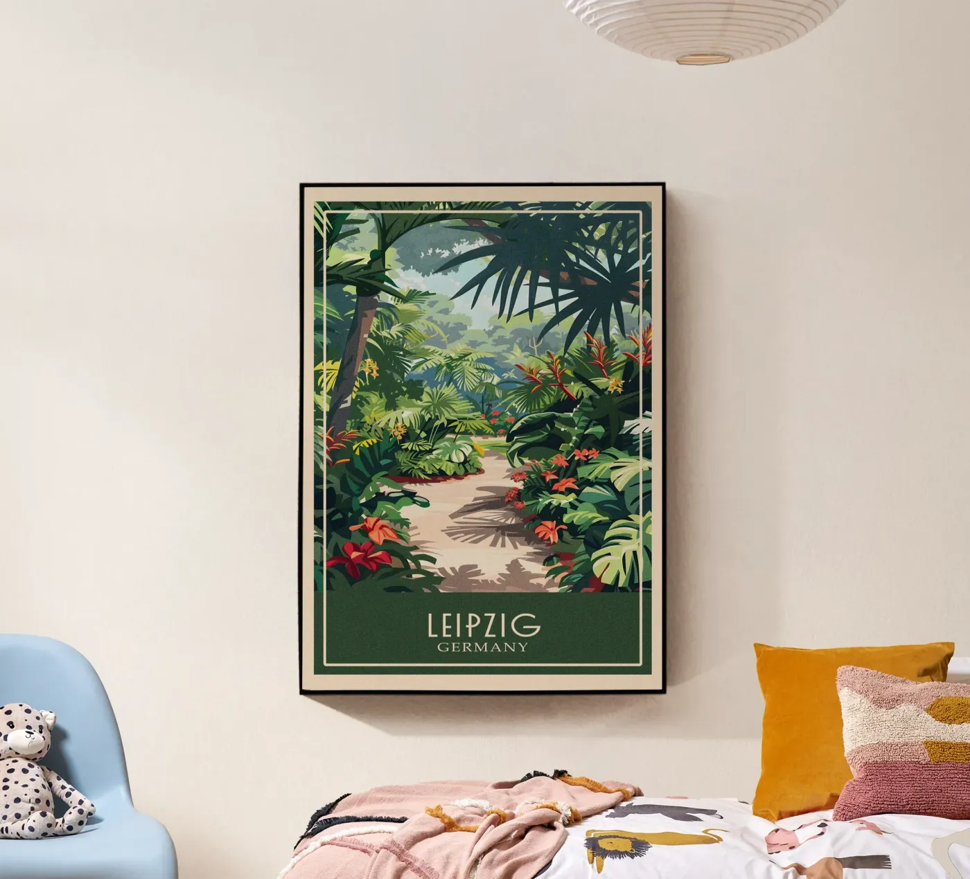 Leipzig Germany acryl van Travelstudio