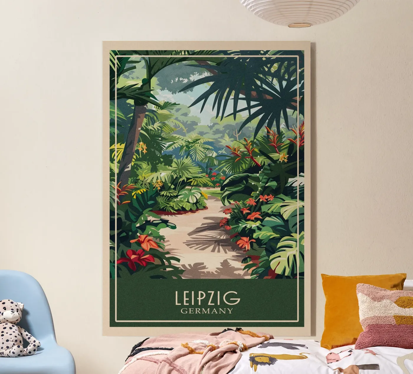 Leipzig Germany acryl van Travelstudio