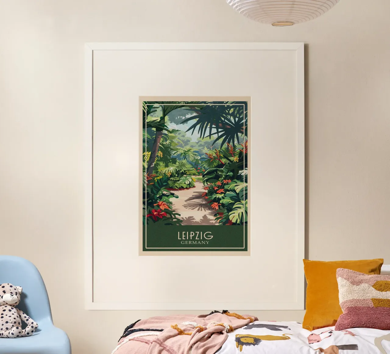 Leipzig Germany poster da Travelstudio