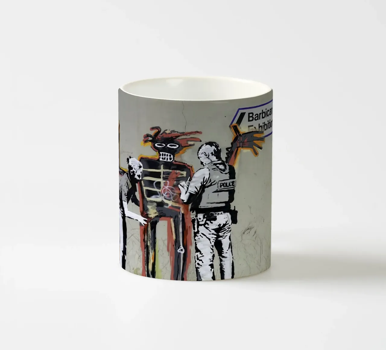 banksy tazza in ceramica da ARTVI-SHOP