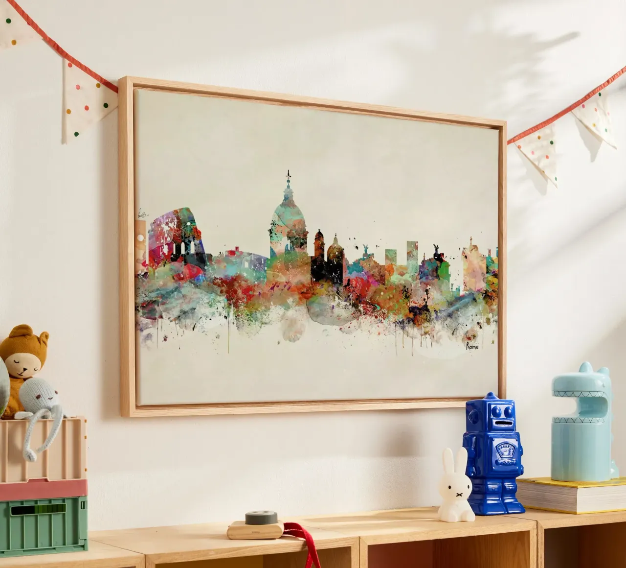 Rome canvas with Floater frame by Brian Buckley