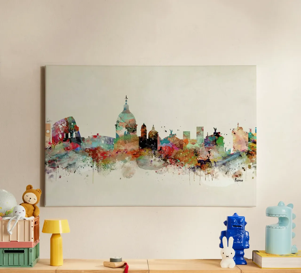 Rome canvas with Floater frame by Brian Buckley