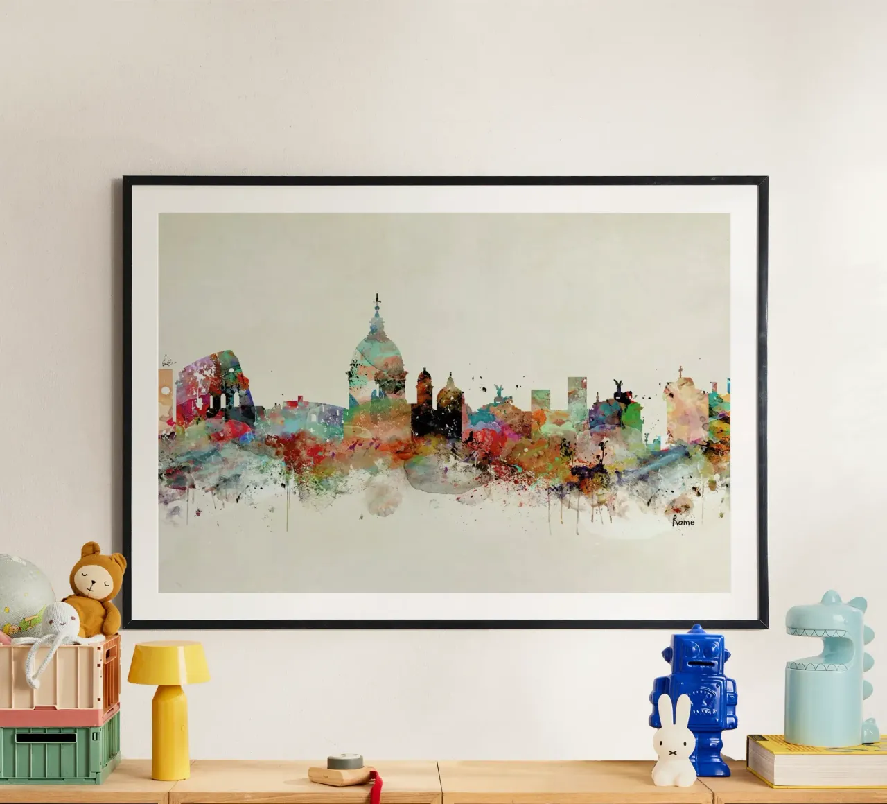 Rome poster con telaio in plastica da Brian Buckley