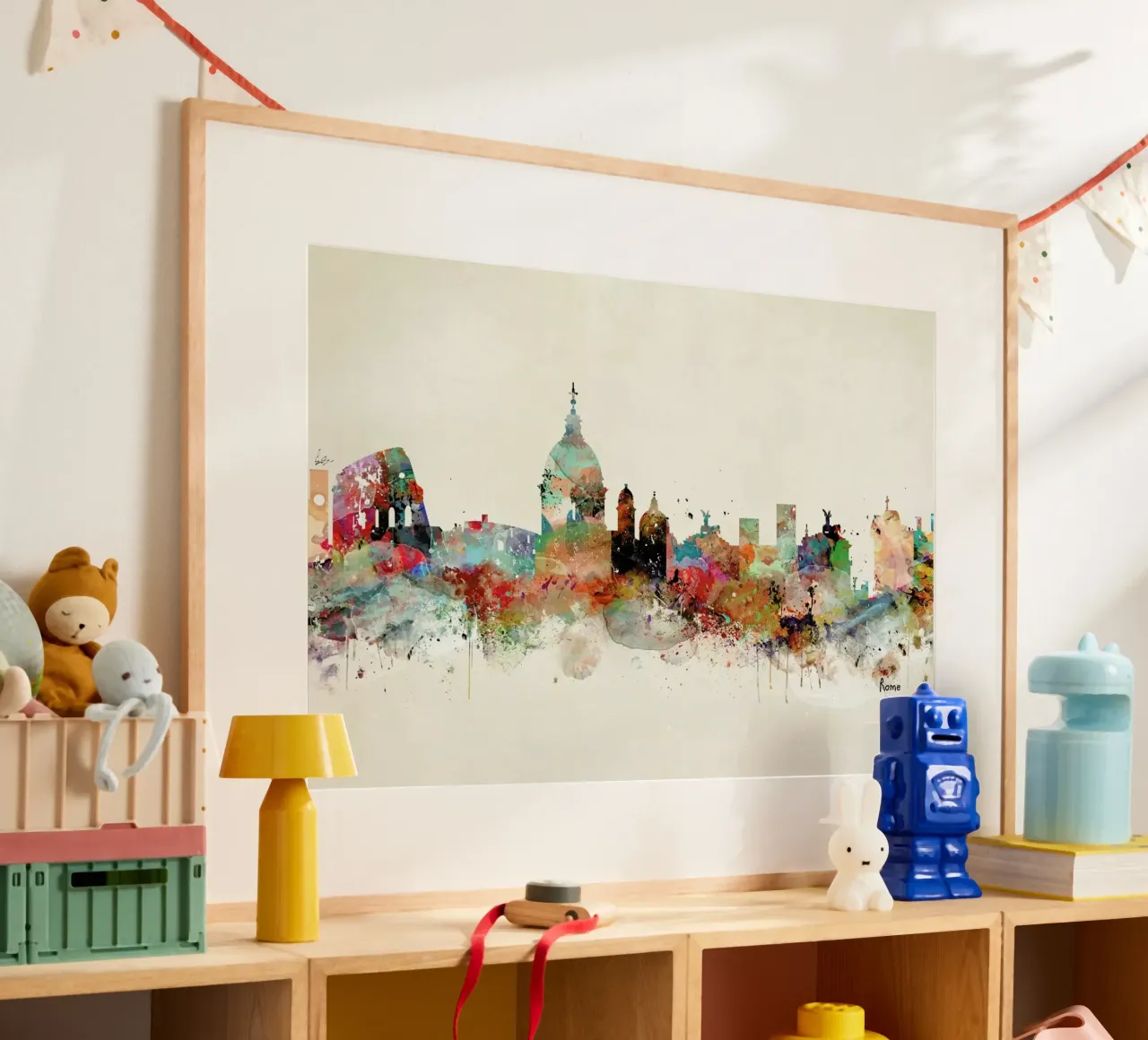 Rome poster con telaio in plastica da Brian Buckley