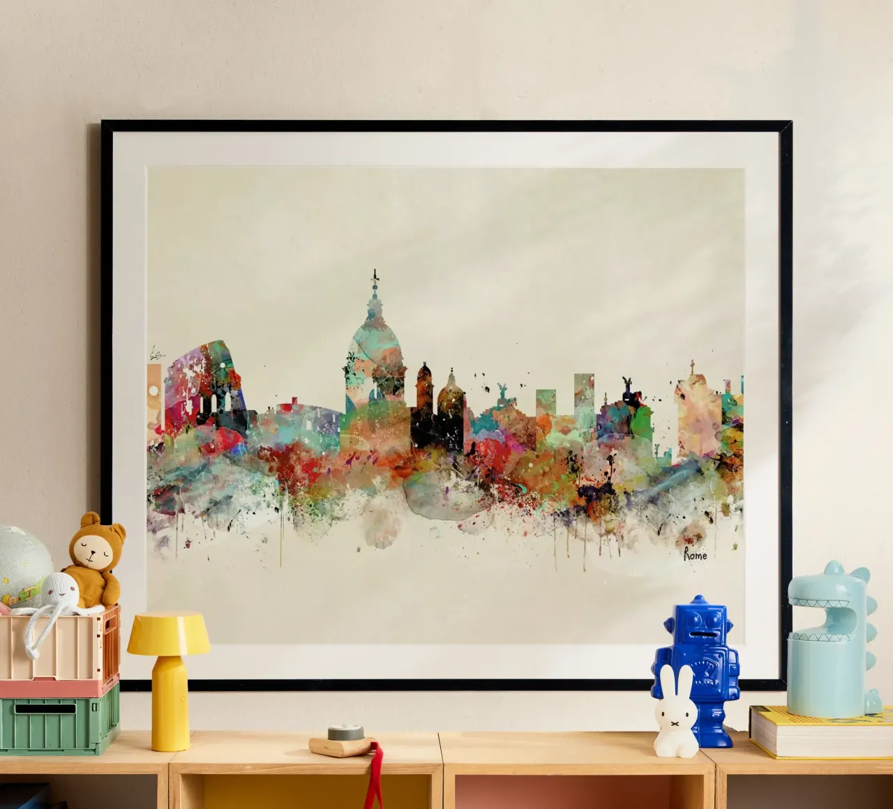 Rome poster con telaio in plastica da Brian Buckley