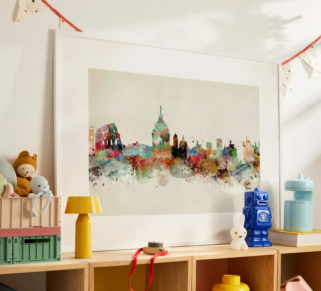 Rome poster con telaio in plastica da Brian Buckley