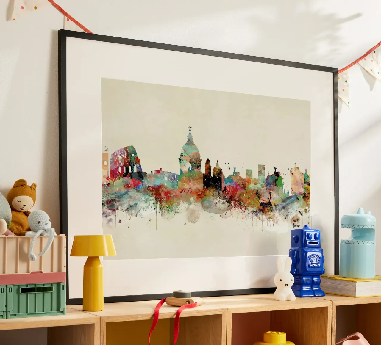 Rome poster con telaio in plastica da Brian Buckley