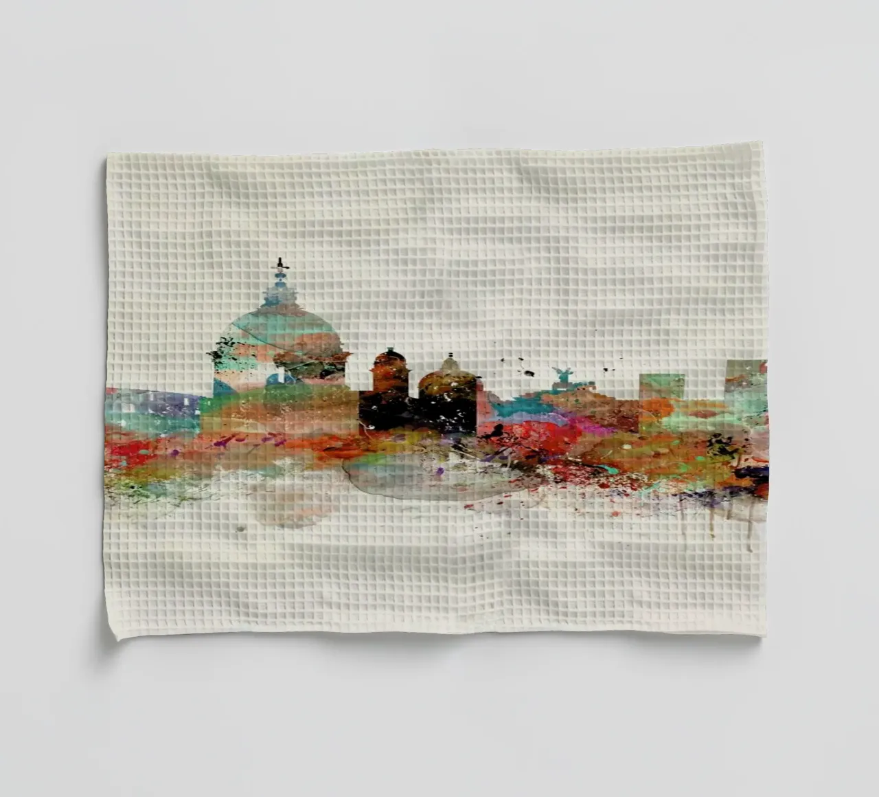 Rome tea towel by Brian Buckley