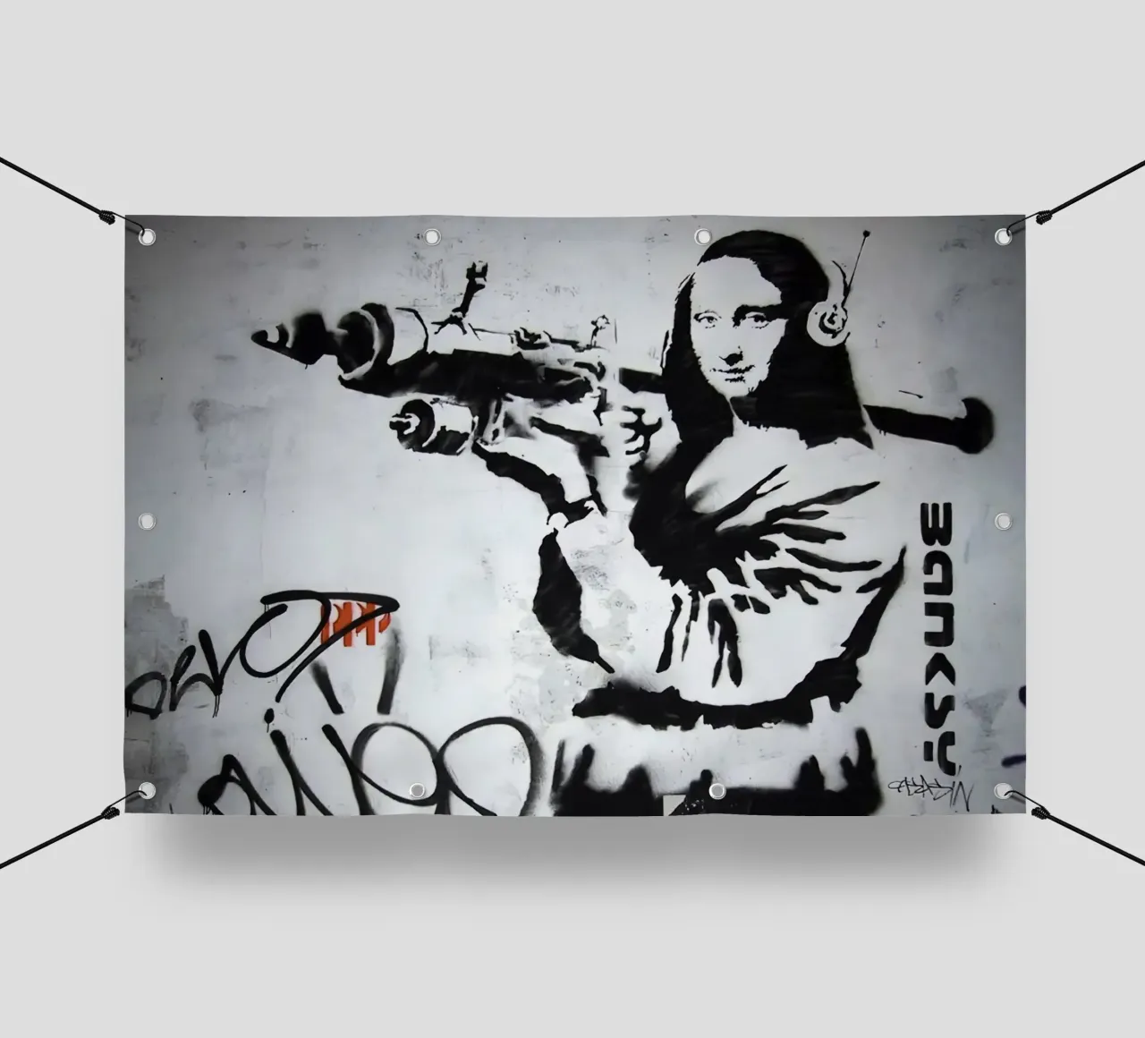 banksy pvc cover by 🎁 ARTVI-SHOP