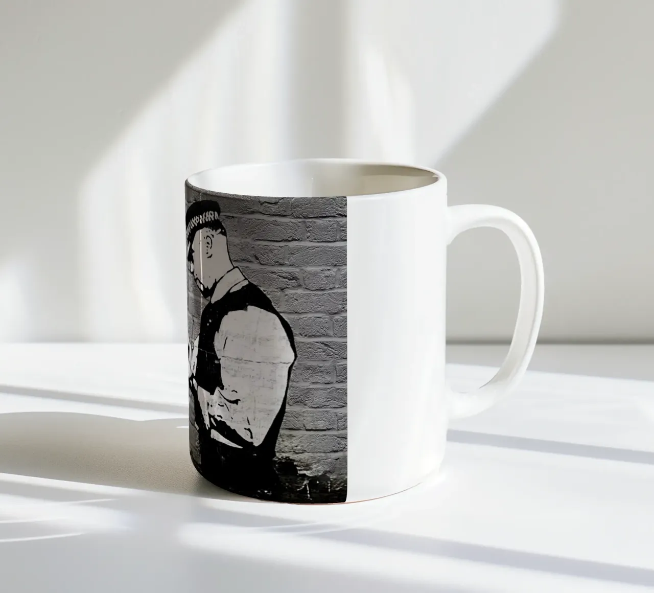 banksy tazza in ceramica da 🎁 ARTVI-SHOP