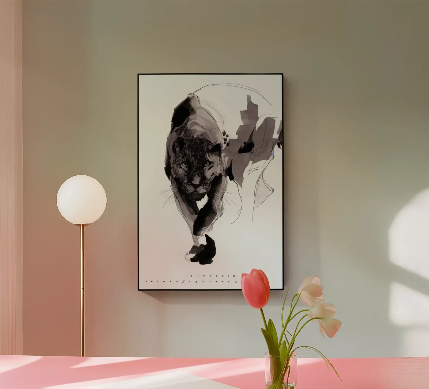 Black Panther plexiglass da Mala Alani