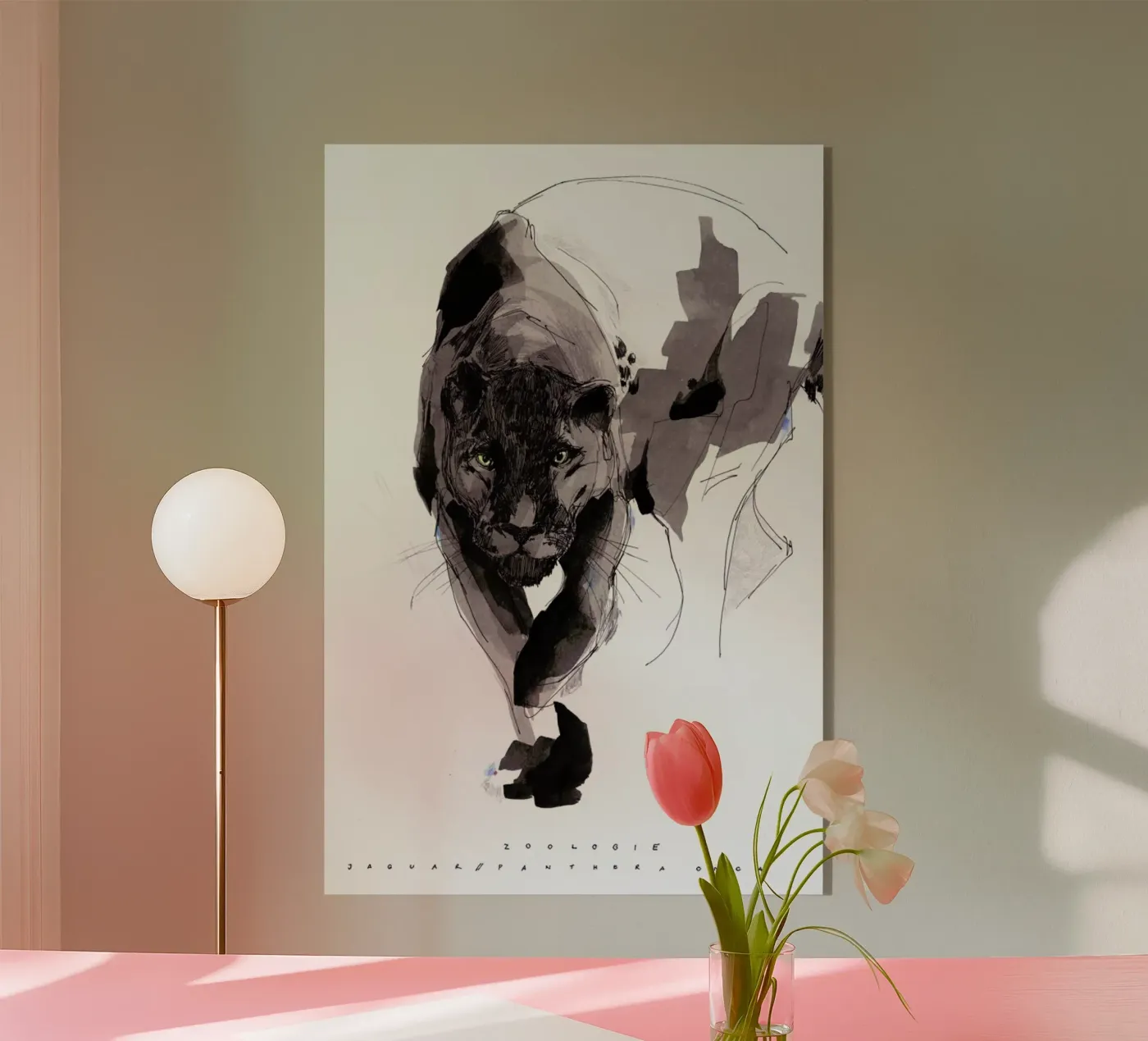 Black Panther plexiglass da Mala Alani