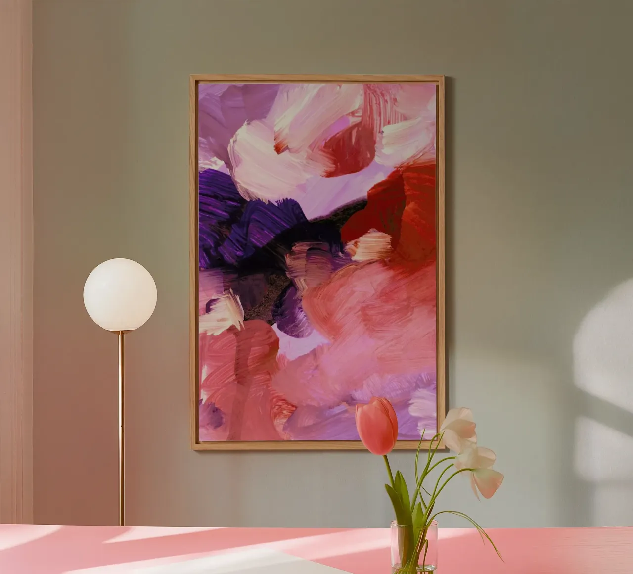 Abstract Painting V alluminio dibond da IRIS LEHNHARDT FINE ART