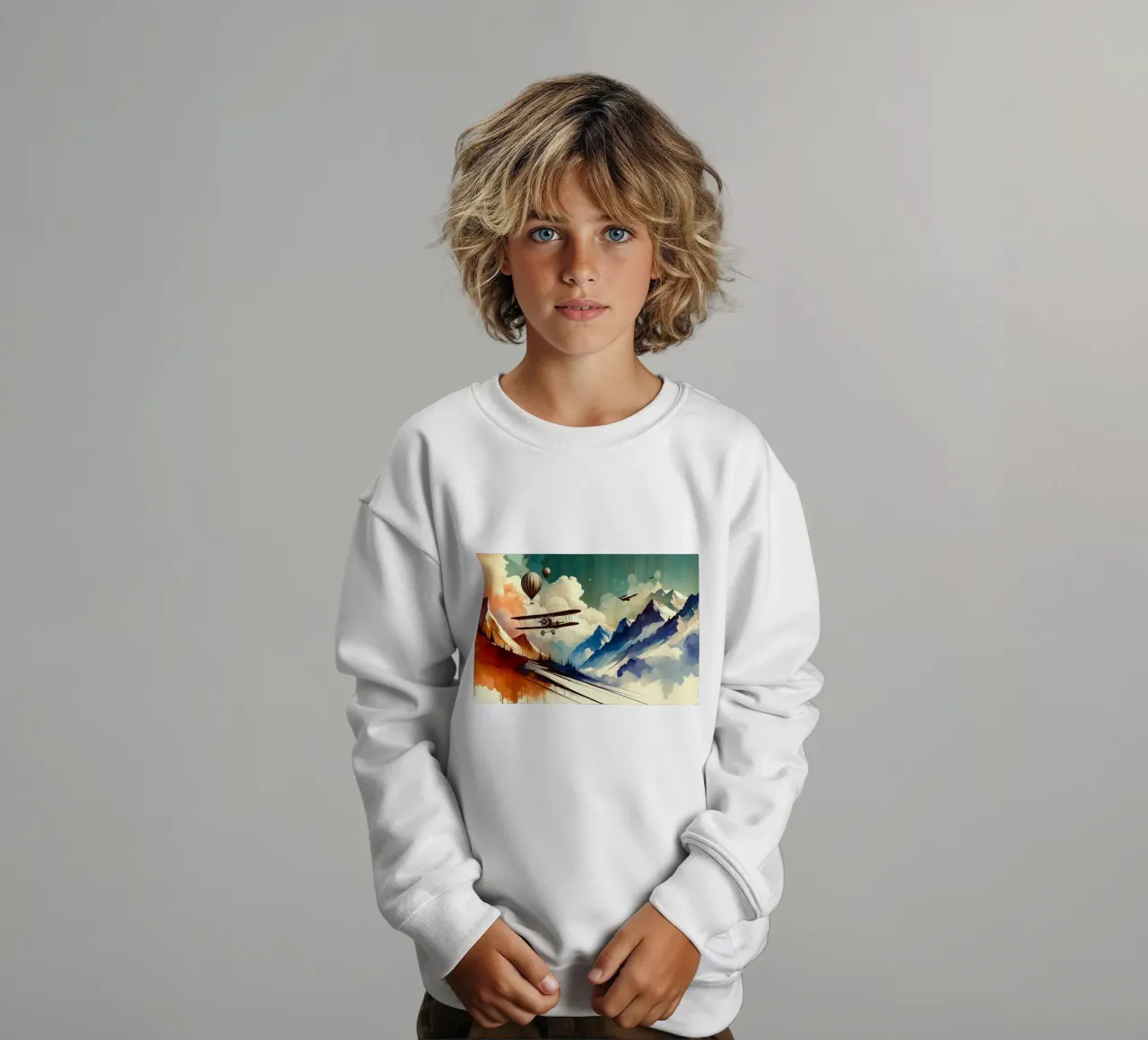 Avventura aerea Beatitudine felpa bambino da Chromatic Fusion Studio