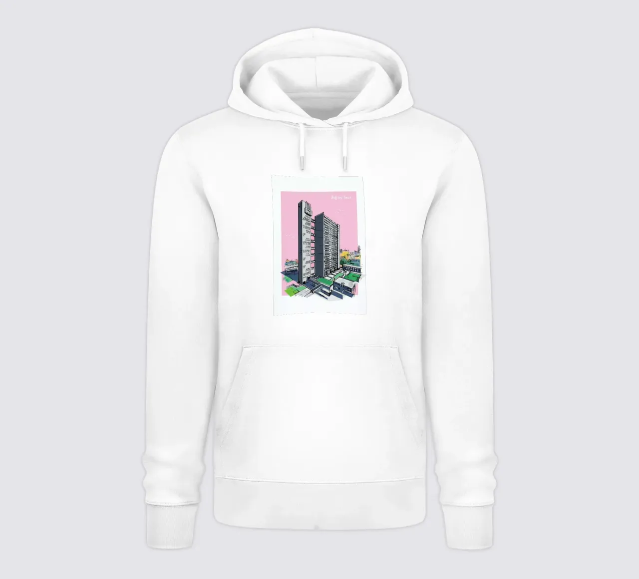 Balfron Tower felpa con cappuccio da Rocket68