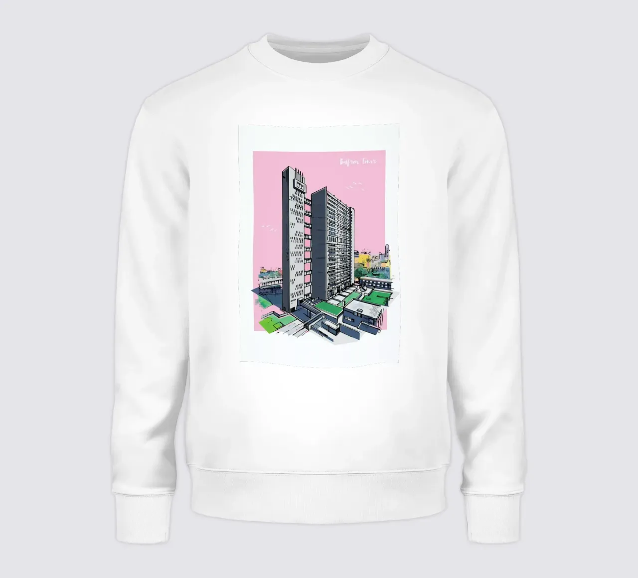 Balfron Tower felpa da Rocket68