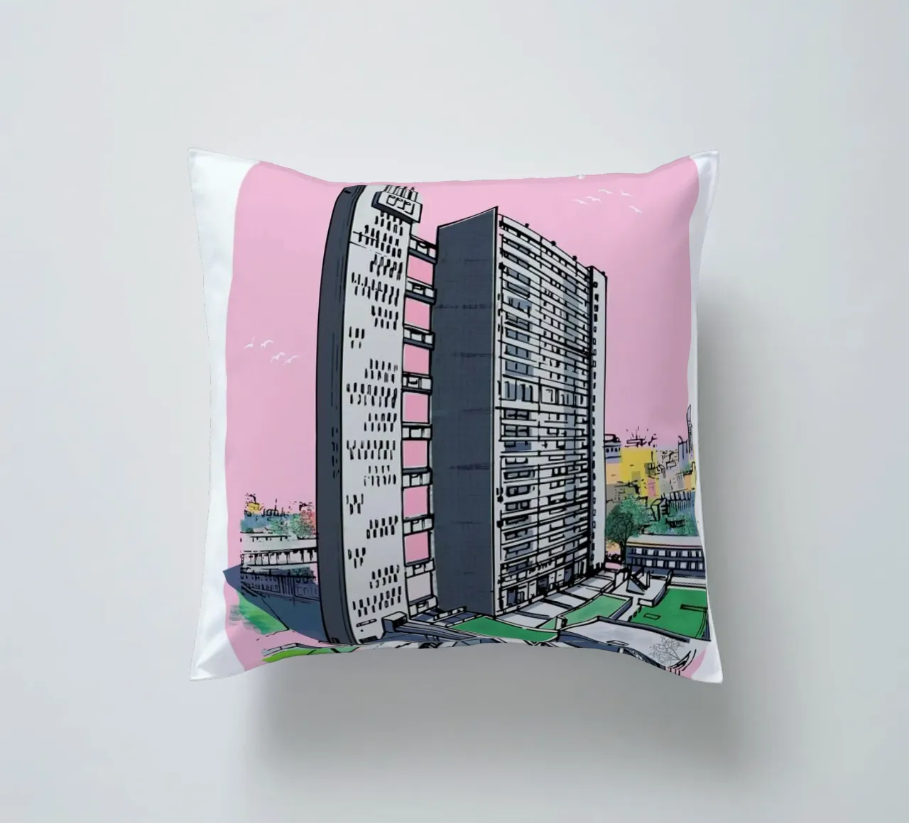 Balfron Tower cuscino da Rocket68