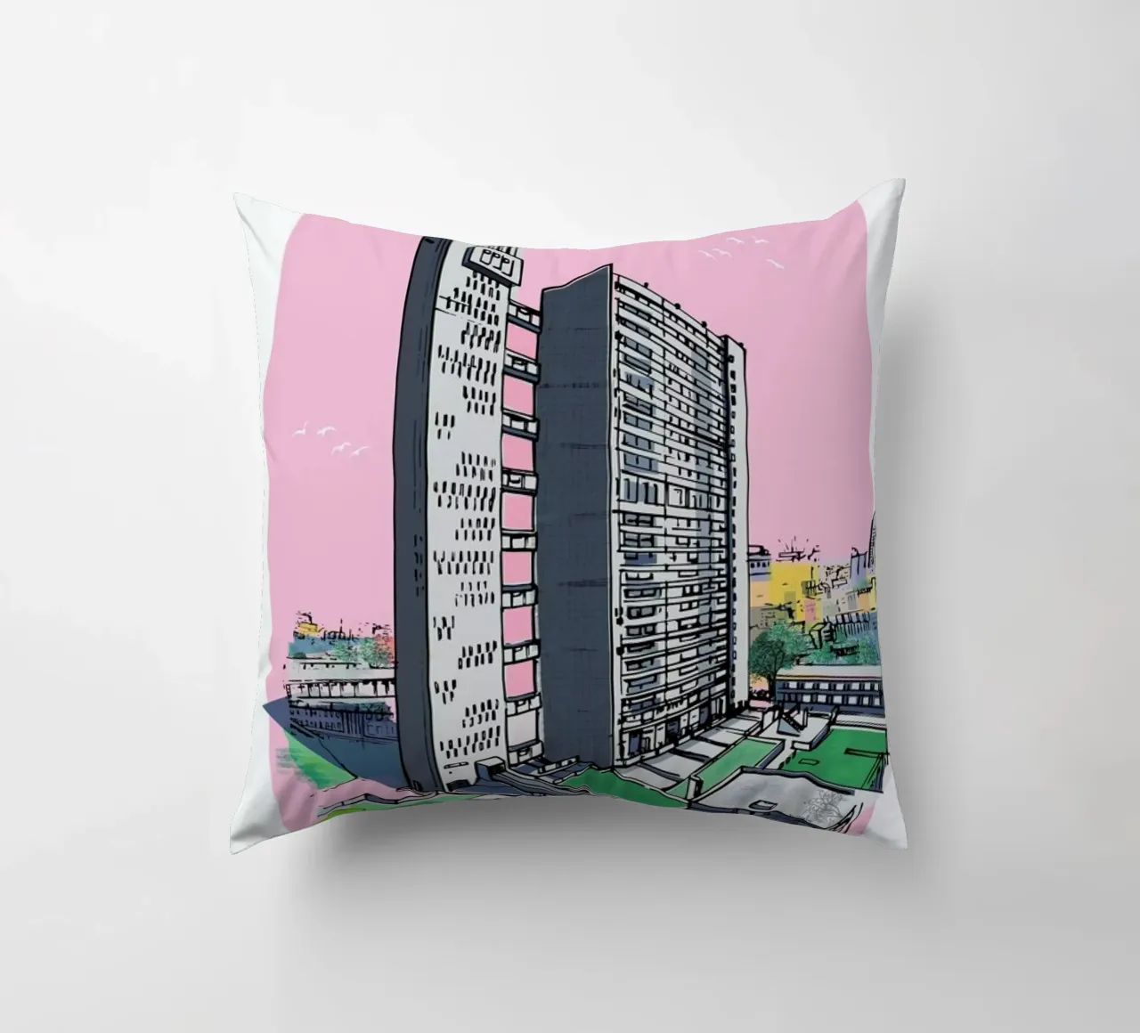 Balfron Tower cuscino da Rocket68