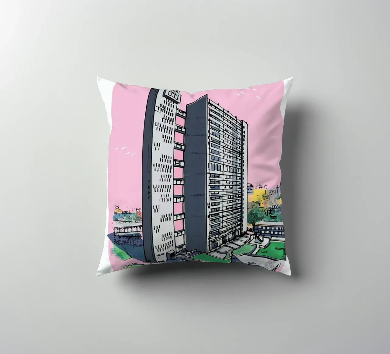 Balfron Tower cuscino da Rocket68
