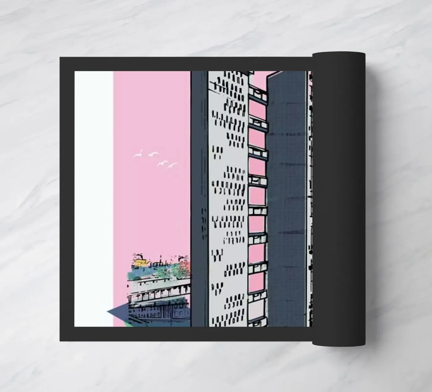 Balfron Tower doormat by Rocket68